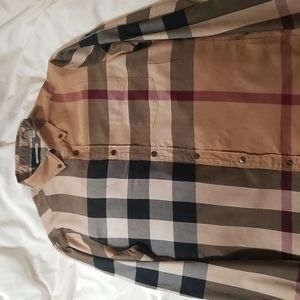 Burberry Brit Men's Striped Dress Shirt in size Medium button up